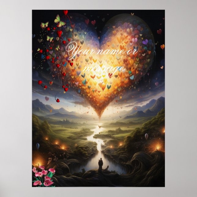 Fantasy Realms of Magic Scenery designs Poster (Front)