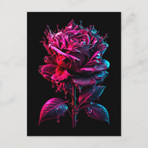 Fantasy rose postcard