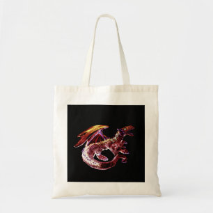 Fantasy Ruby Red Dragon  Tote Bag