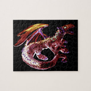 Fantasy Ruby Reds Dragon  Jigsaw Puzzle