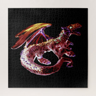 Fantasy Ruby Reds Dragon Jigsaw Puzzle