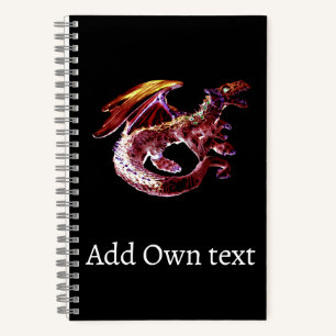 Fantasy Ruby Reds Dragon Notebook
