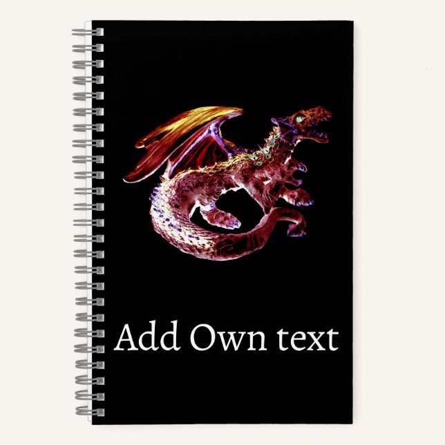 Fantasy Ruby Reds Dragon Notebook (Front)
