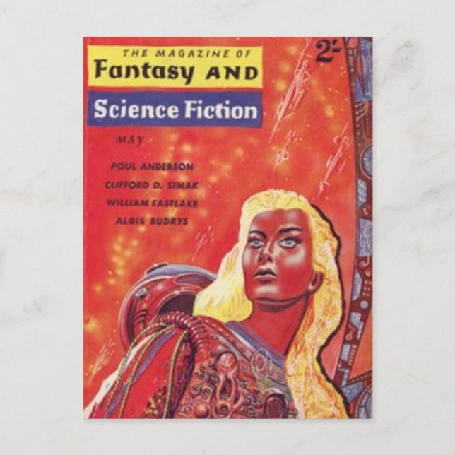 Fantasy & Science Fiction Postcard (Front)