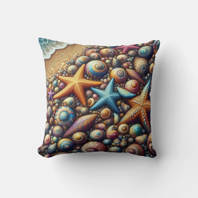 Fantasy Seashore cushions  (Front)