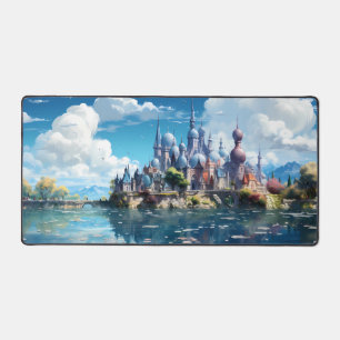 Fantasy Seaside Kingdom Desk Mat