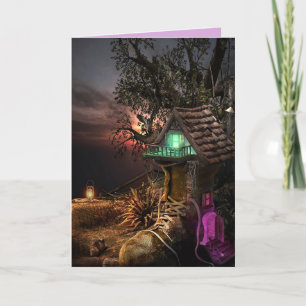 FANTASY SHOE HOUSE BIRTHDAY CARD