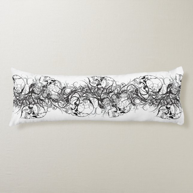 Fantasy Skulls Body Pillow (Front)