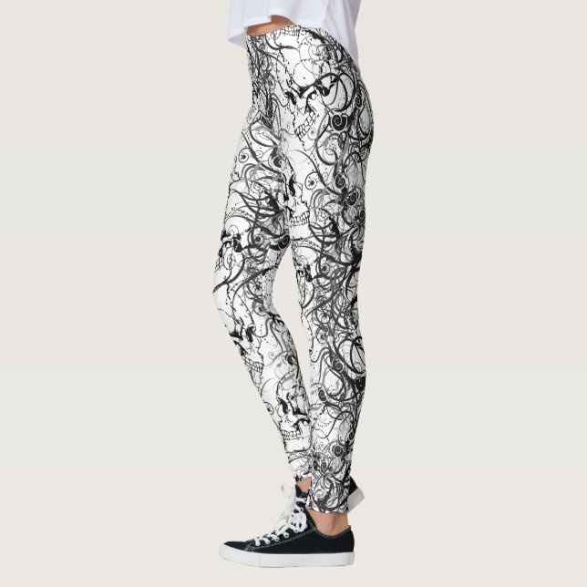 Fantasy Skulls Leggings (Left)