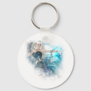 Fantasy Sky Siren Vignette Keychain