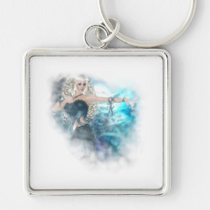 Fantasy Sky Siren Vignette Keychain