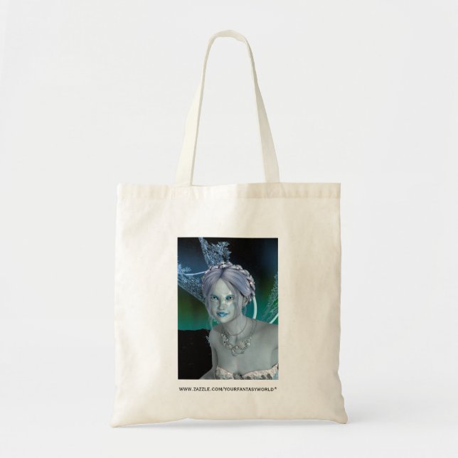 Fantasy Snow Fairy Tote Bag (Front)