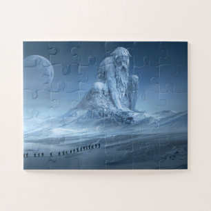 Fantasy Snow Iceman Sculpture Jigsaw Puzzle