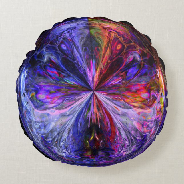 Fantasy Sphere Round Pillow (Front)
