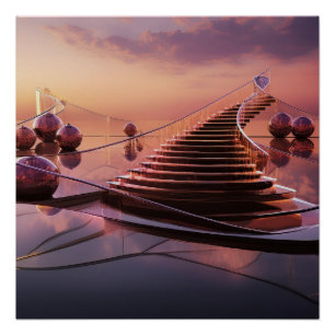 Fantasy Stairway To The Heavens Poster