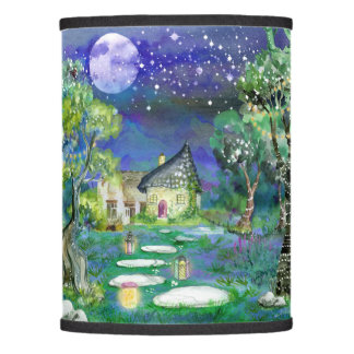 Fantasy Storybook Fairyland Landscape Image Lamp Shade