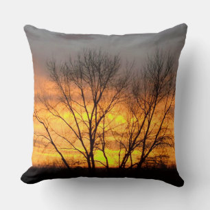 Fantasy Sunset 6 Square Throw Pillow