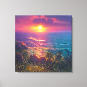 Fantasy Sunset Canvas Print