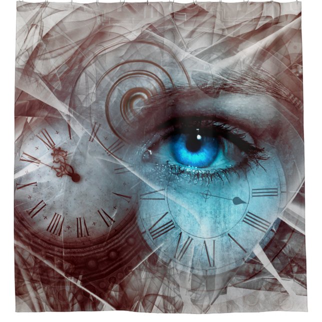 Fantasy surreal eye time clock (Front)