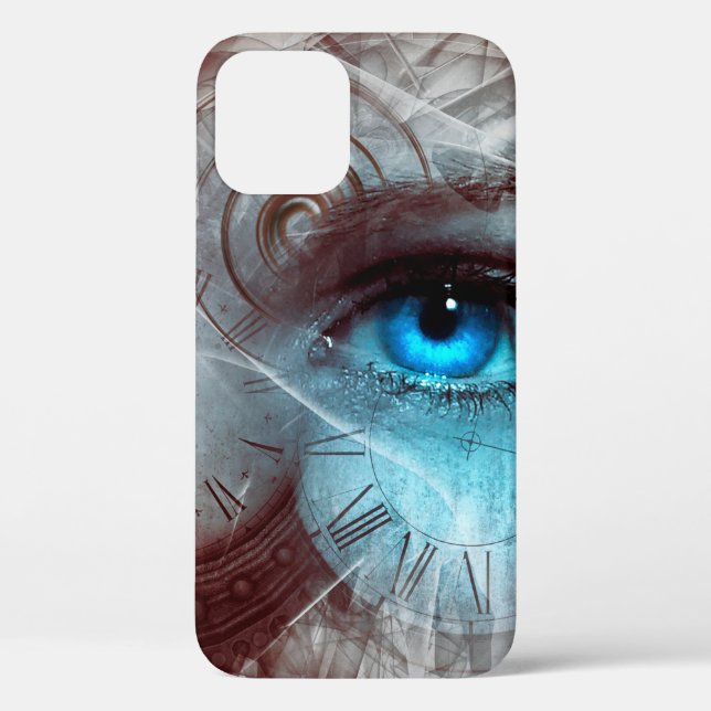 Fantasy surreal eye time clock Case-Mate iPhone case (Back)