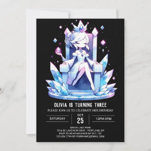 Fantasy Sweet Princess Birthday Invitation