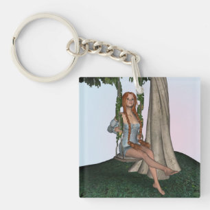 Fantasy Swing Keychain