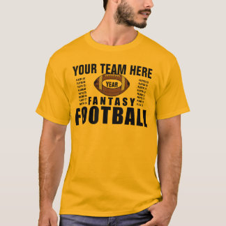 FANTASY TEAM CHAMPIONS TEE SHIRTS - Customized