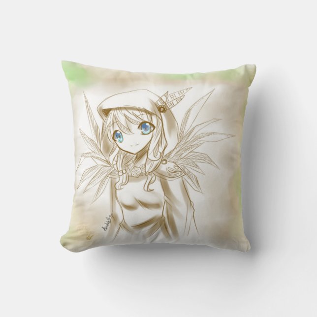 Fantasy Throw Pillow (Front)