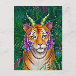 Fantasy Tiger Postcard