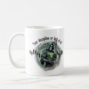 Fantasy trade design   Grim Reaper    motivation Coffee Mug