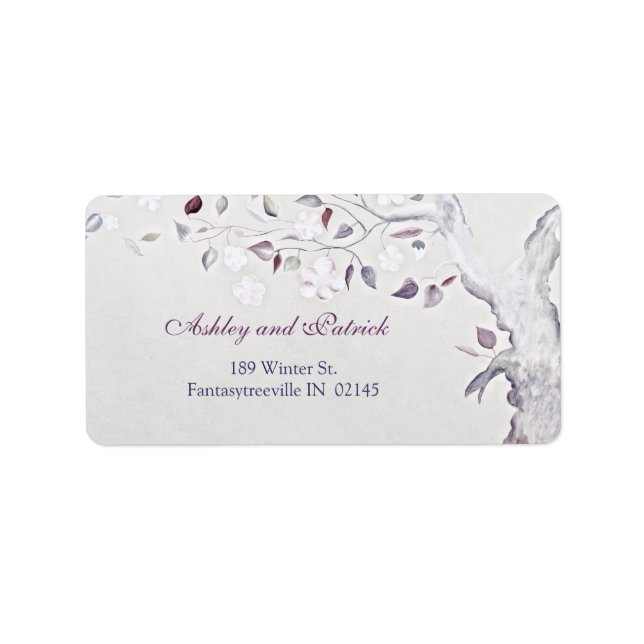 Fantasy Tree Address Label (Front)