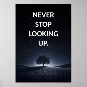 Fantasy Tree Motivational Positive Poster