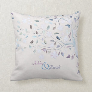 Fantasy Tree Wedding Favour Throw Pillow
