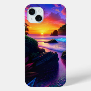 Fantasy Tropical Beach 1 iPhone 15 Mini Case