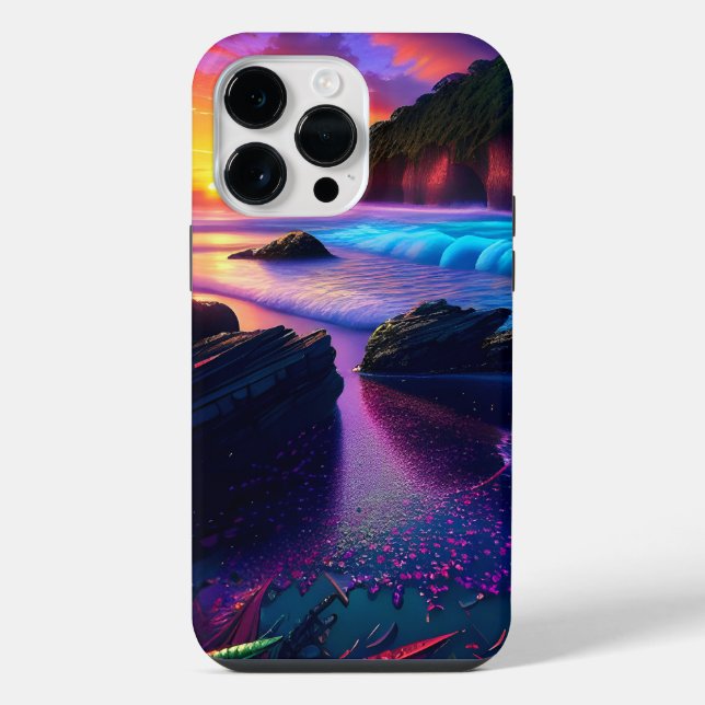 Fantasy Tropical Beach One iPhone Case (Back)