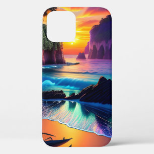Fantasy Tropical Beach Three iPhone 12 Case