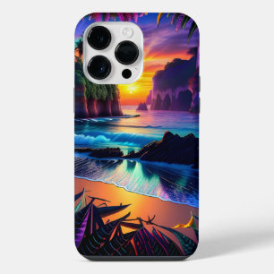 Fantasy Tropical Beach Three iPhone 14 Pro Max Case
