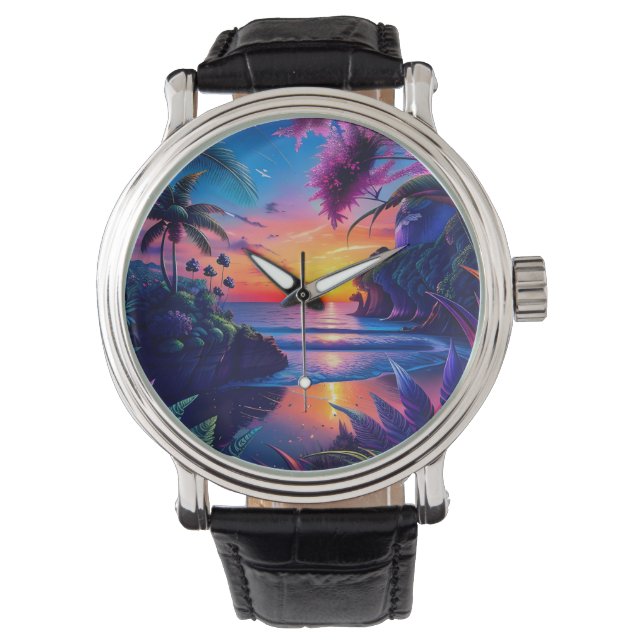 Fantasy Tropical Beach Two Watch (Front)