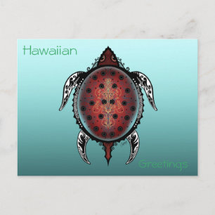 Fantasy Turtle Tattoo Postcard