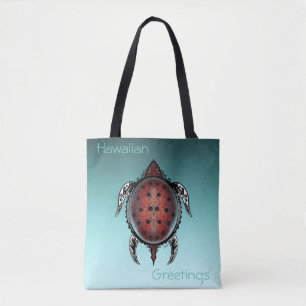 Fantasy Turtle Tattoo Tote Bag