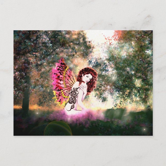 Fantasy Twilight Fairy Magical Postcard (Front)