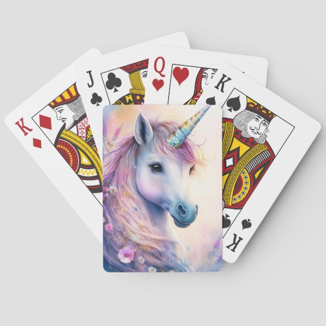 Fantasy Unicorn Playing Cards (Back)