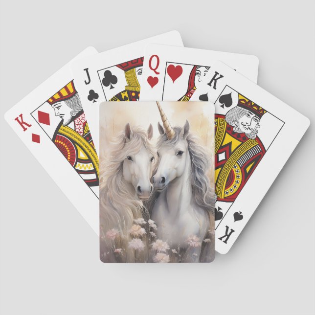 Fantasy Unicorn Playing Cards (Back)