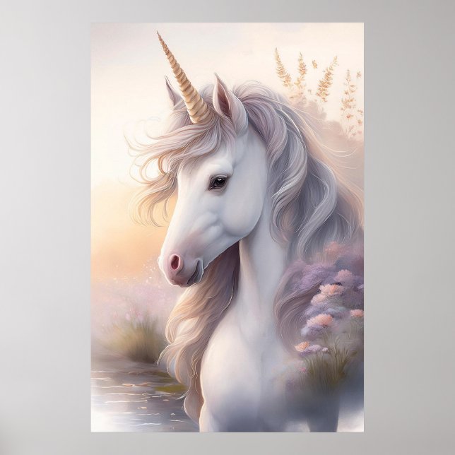Fantasy Unicorn Poster (Front)