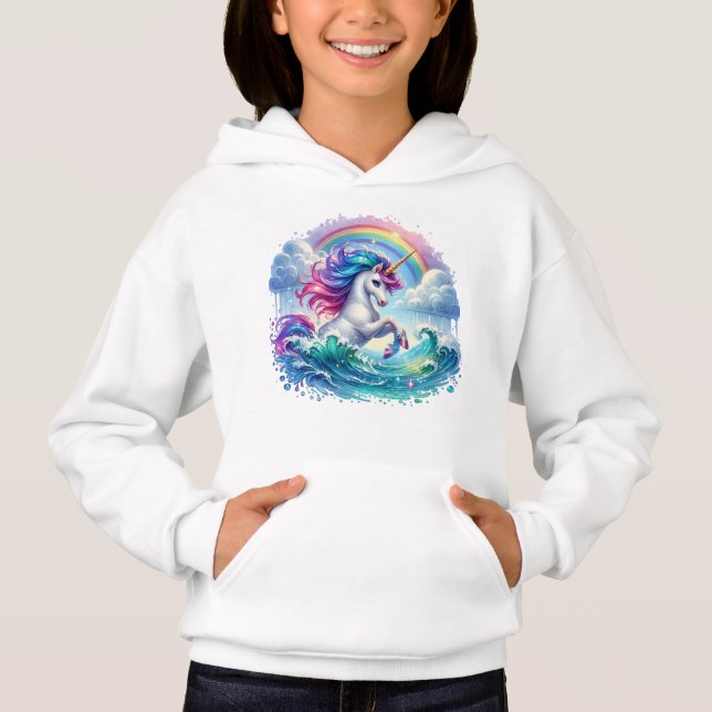 Fantasy Unicorn with Rainbow (Front)