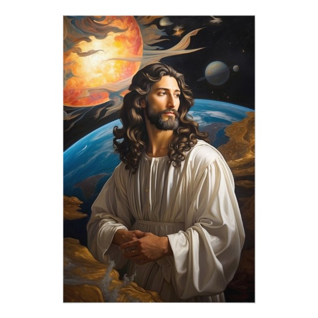 *~* Fantasy Universe with Planet Earth AP50  Photo Print (Front)