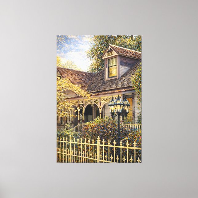 Fantasy Victorian Gingerbread I Canvas Print (Front)