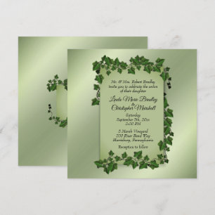 Fantasy Vines Wedding Invitation 5.5" x 5.5"