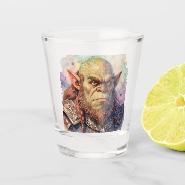 Fantasy Warrior: Dagar Shot Glass (Front)