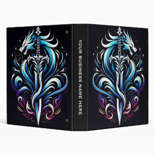 Fantasy Warrior Mystic Dragon Sword Flame Binder